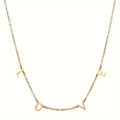Collana con Iniziale Dorata