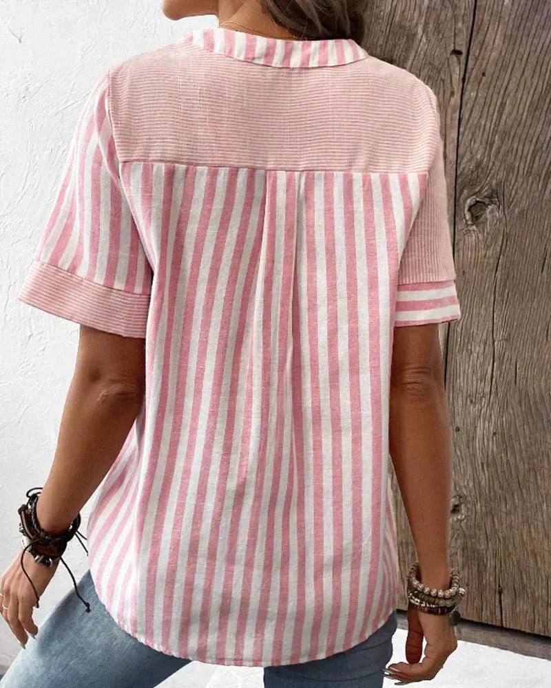 Lila | Blusa morbida a righe