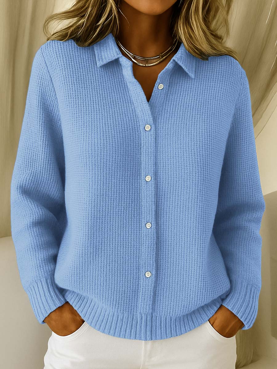 Katrina | Cardigan in maglia testurizzata con bottoni