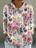 Jill | Top floreale artistico