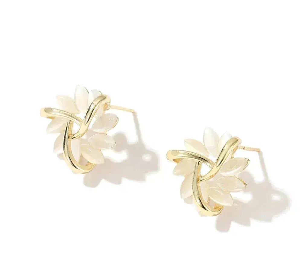 Orecchini Elegante con Opale Dorati