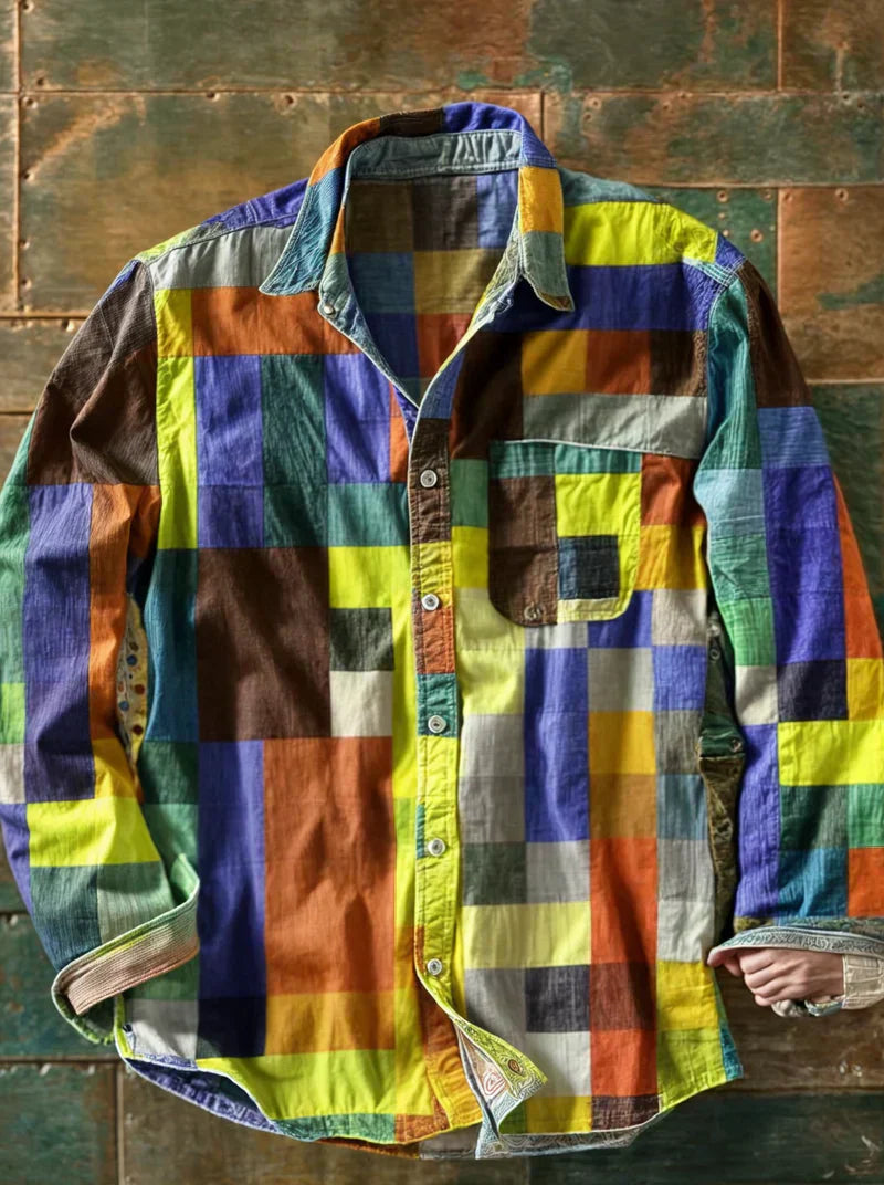 Gael | Camicia patchwork vintage