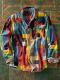 Gael | Camicia patchwork vintage