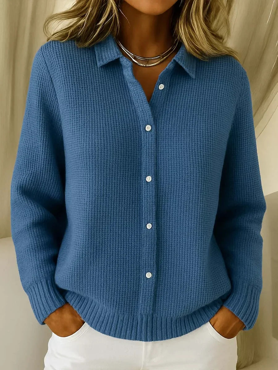 Katrina | Cardigan in maglia testurizzata con bottoni
