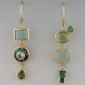 Orecchini Vintage Verde
