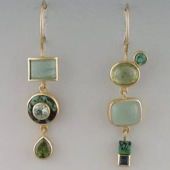Orecchini Vintage Verde