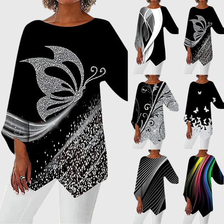 Alayah | Top elegante girocollo