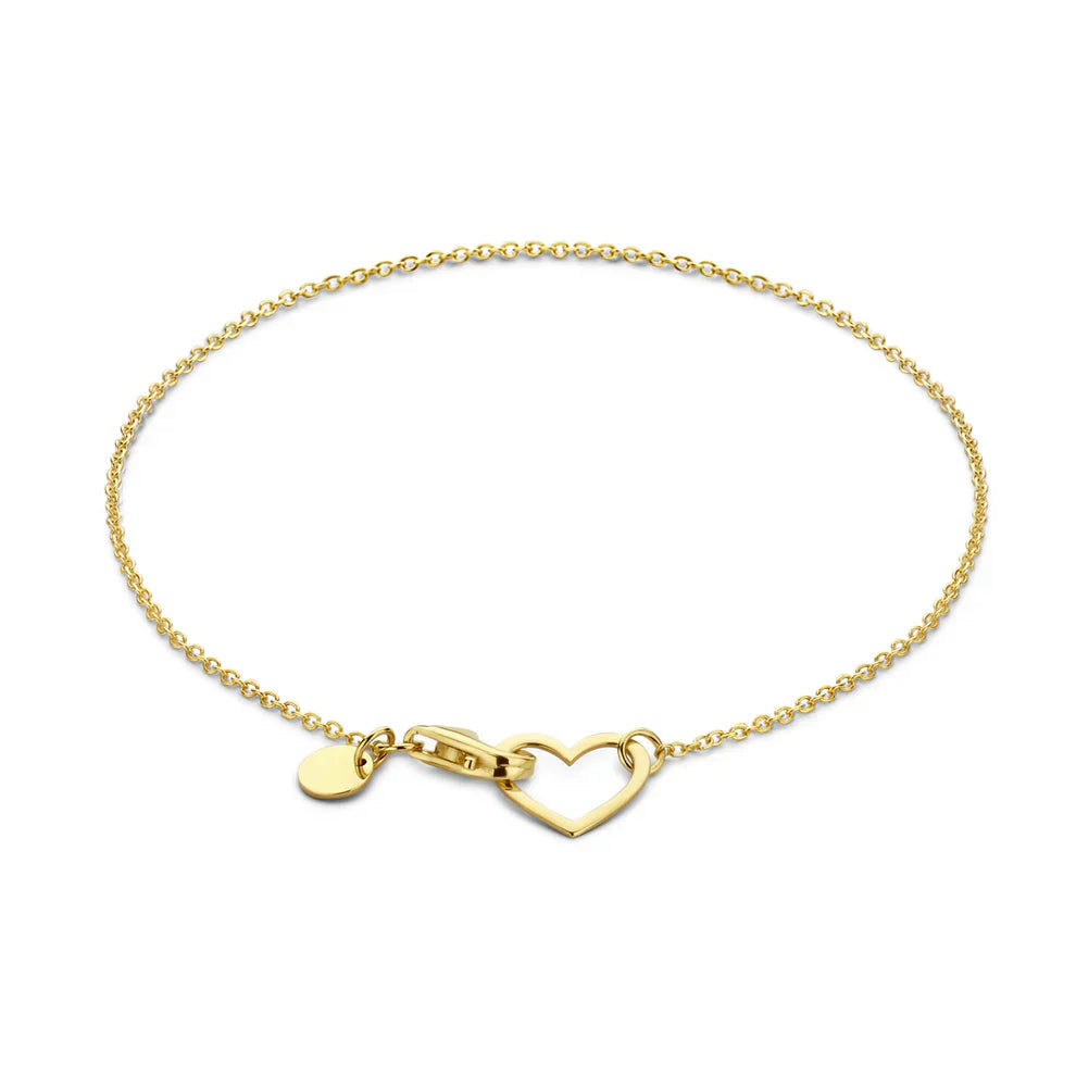 Bracciale a Cuore Dorato