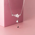 Collana Floreale Argentata