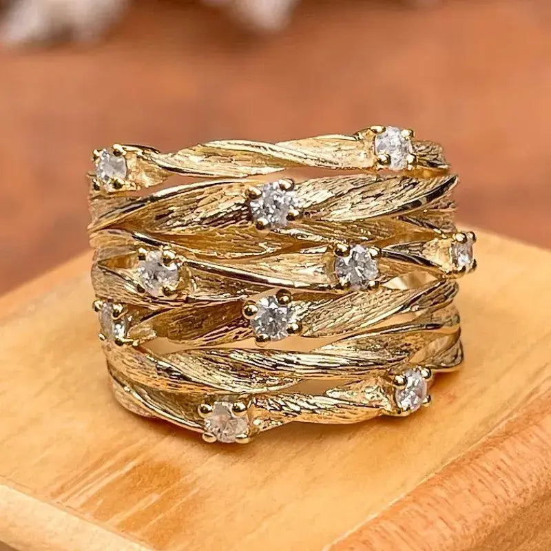 Anello Vintage Dorato