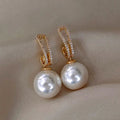 Orecchini Elegante con Perle e Zirconia