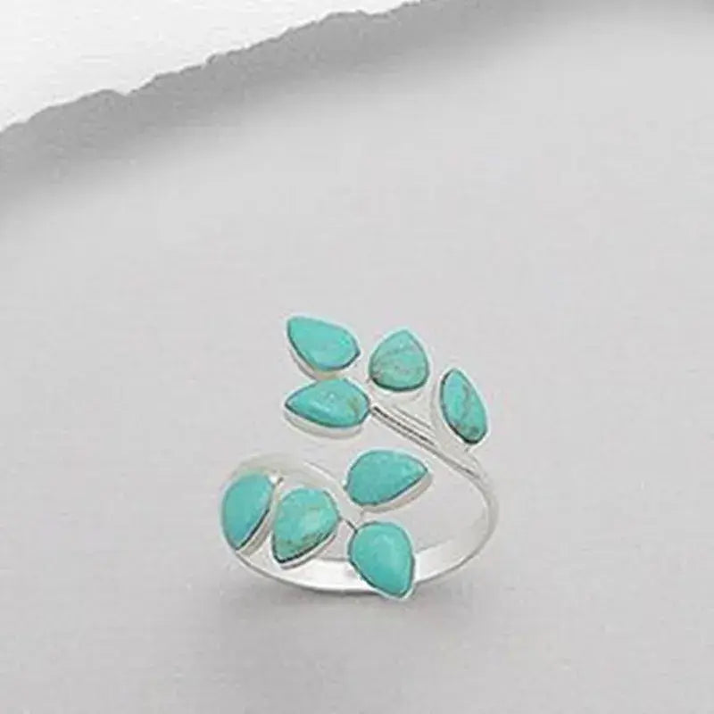 Anello Regolabile con Pietra Turchese