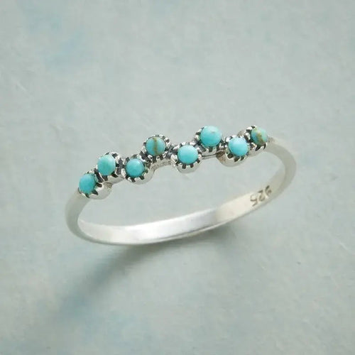 Anello Vintage con Pietra Turchese