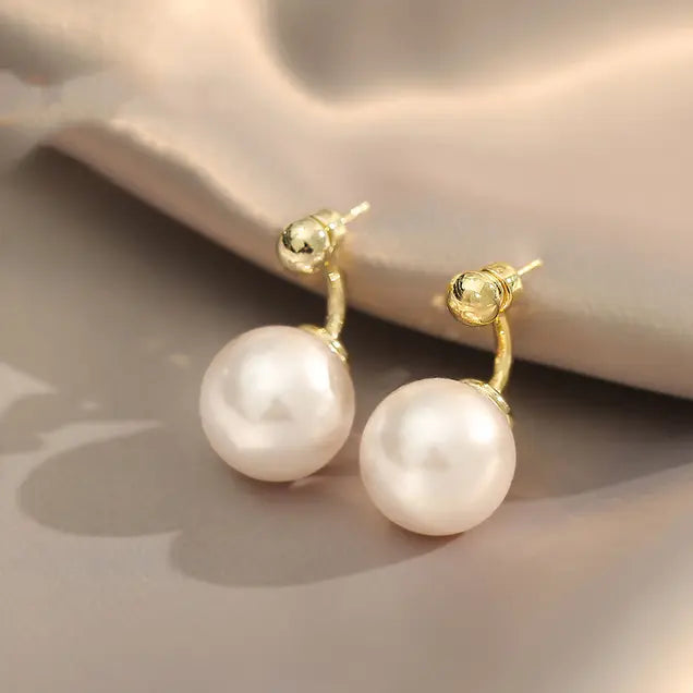 Orecchini con Perle Dorati