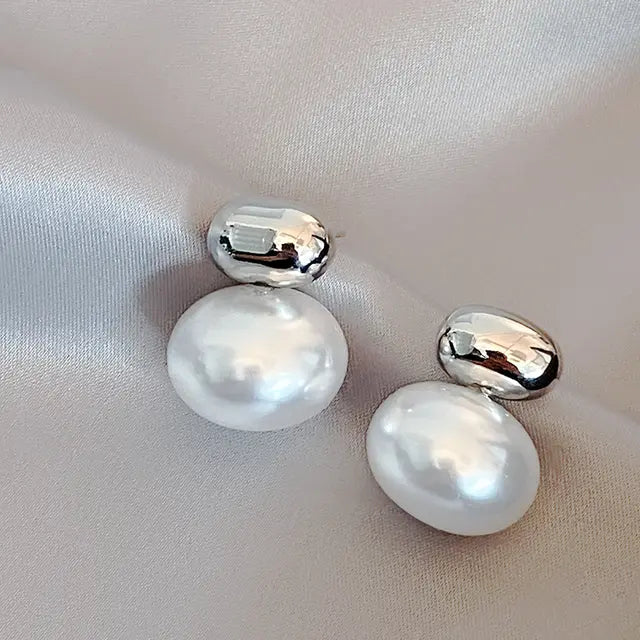 Orecchini con Perle Dorati