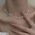Collana con Perle Dorata