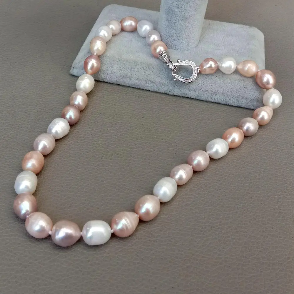 Collana con Perline e Perle Multicolore