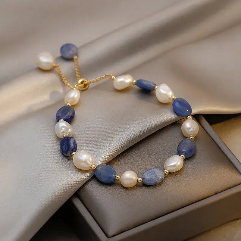 Bracciale Elegante Ispirato al Mare con Perle