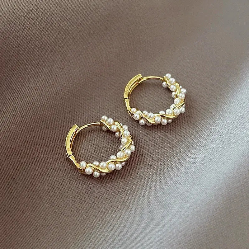 Orecchini Elegante con Perle