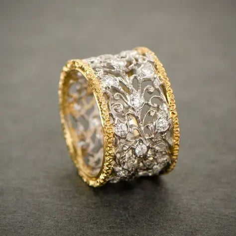 Anello Vintage con Zirconia