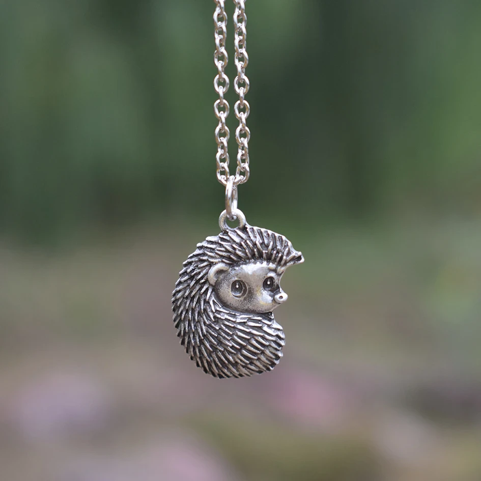 Collana Vintage con Istrice Argentata