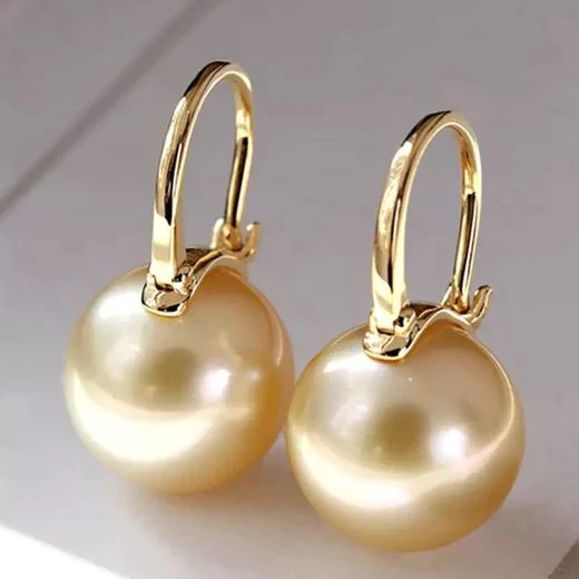 Orecchini Elegante con Perle Dorati