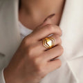 Anello Elegante Dorato