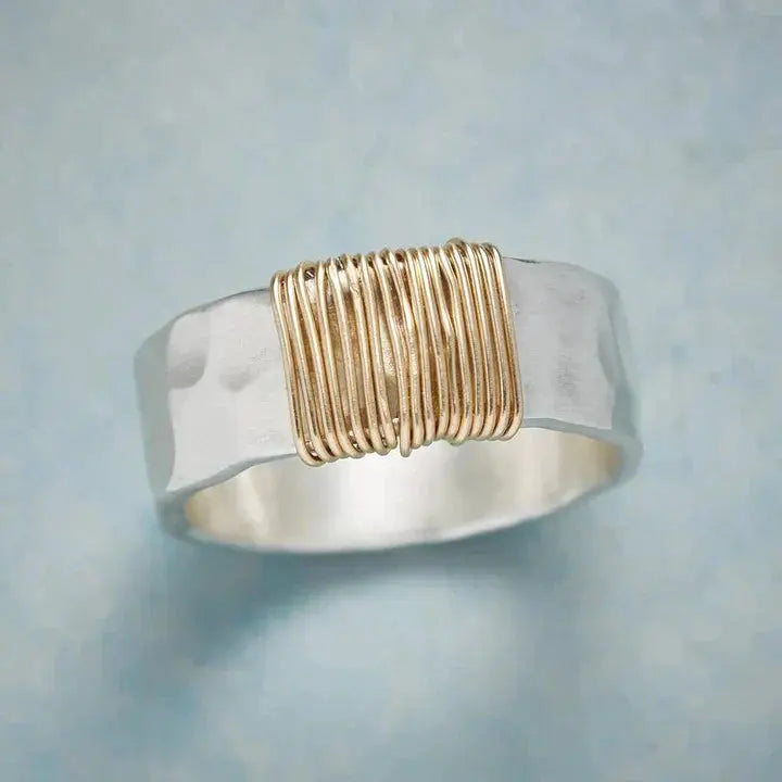 Anello Vintage Bicolore
