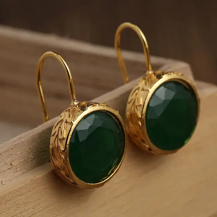 Orecchini Vintage Verde