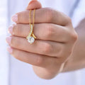 Collana Vintage con Zirconia Dorata
