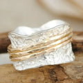 Anello Vintage Spinner Bicolore