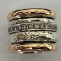 Anello Vintage a Strati Dorato