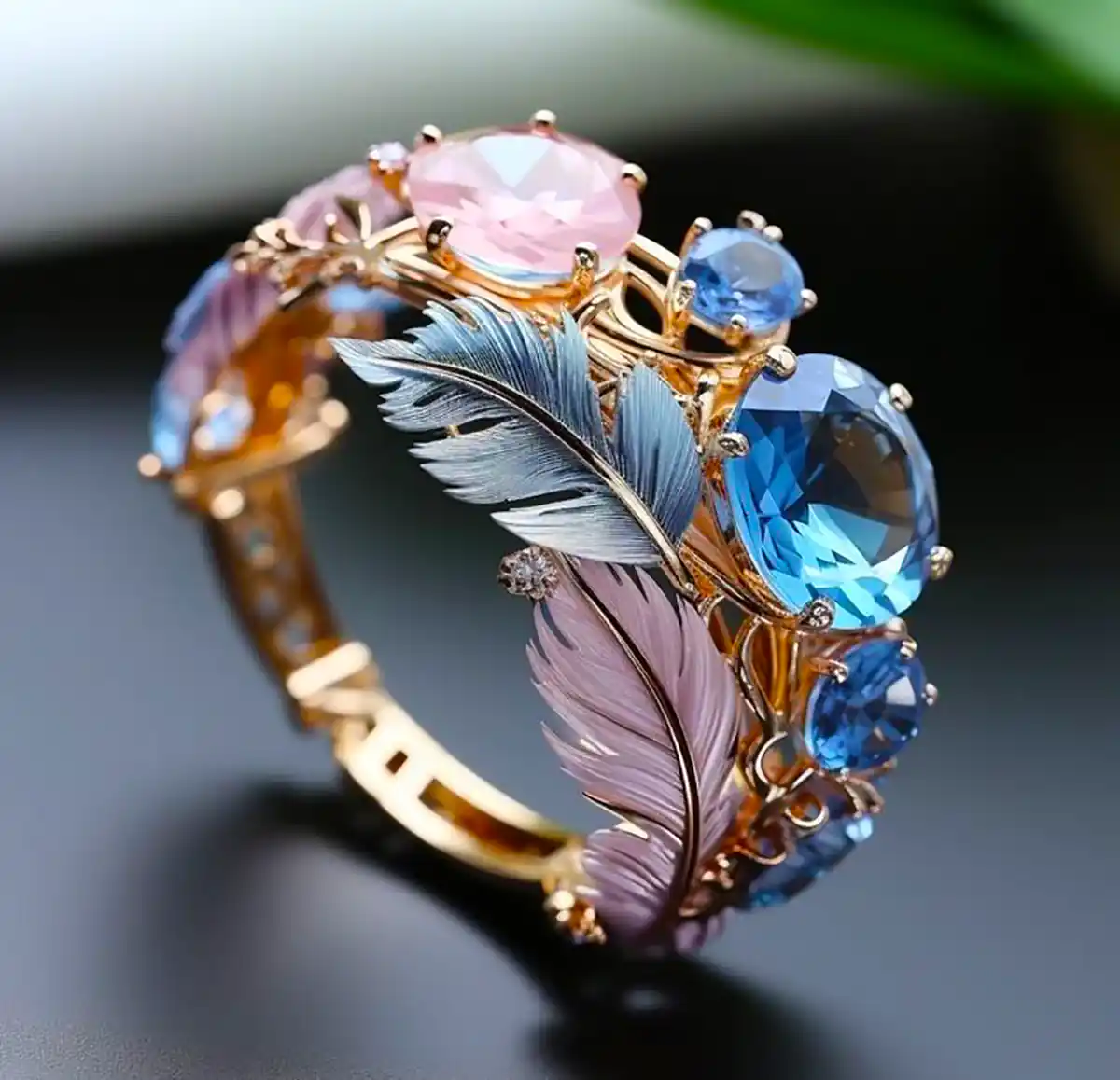 Anello Vintage con Cristallo