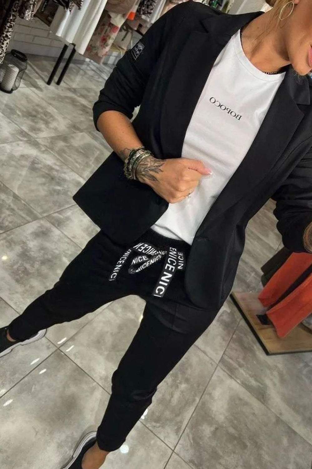 Fenna | Completo due pezzi donna tinta unita