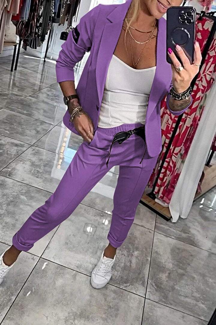 Fenna | Completo due pezzi donna tinta unita