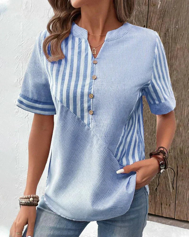 Lila | Blusa morbida a righe