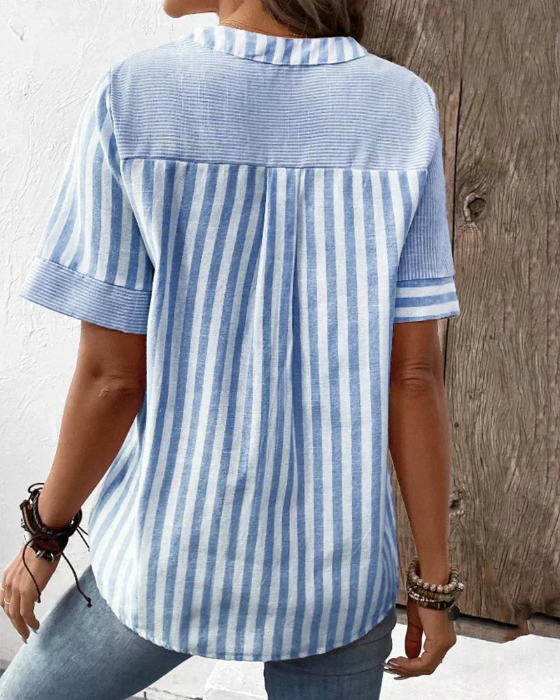 Lila | Blusa morbida a righe