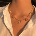 Collana a Farfalla Bicolore