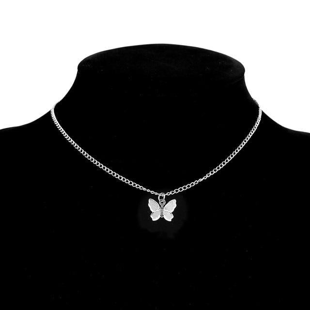 Collana a Farfalla Bicolore
