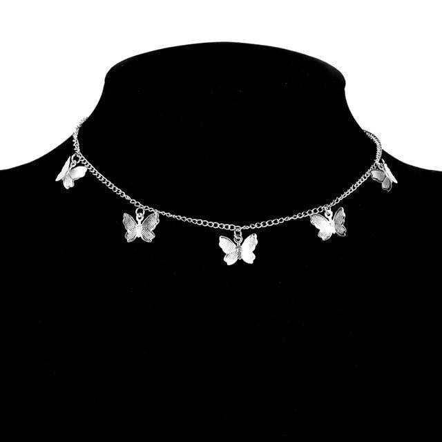 Collana a Farfalla Bicolore