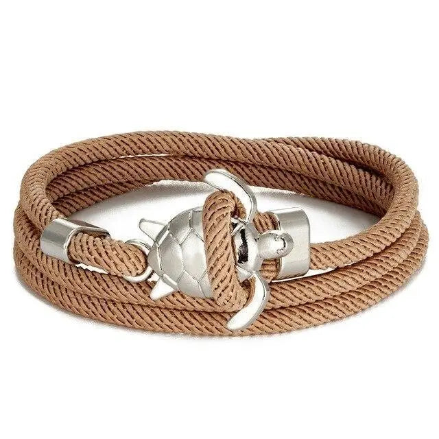 Bracciale Artigianale con Tartaruga Marina Ispirato al Mare