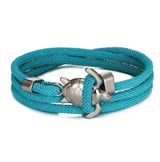 Bracciale Artigianale con Tartaruga Marina Ispirato al Mare