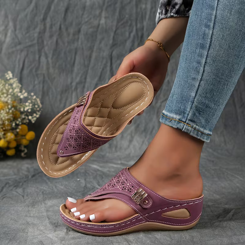 Sandali Comfort Luna - Con Zeppa Ergonomica
