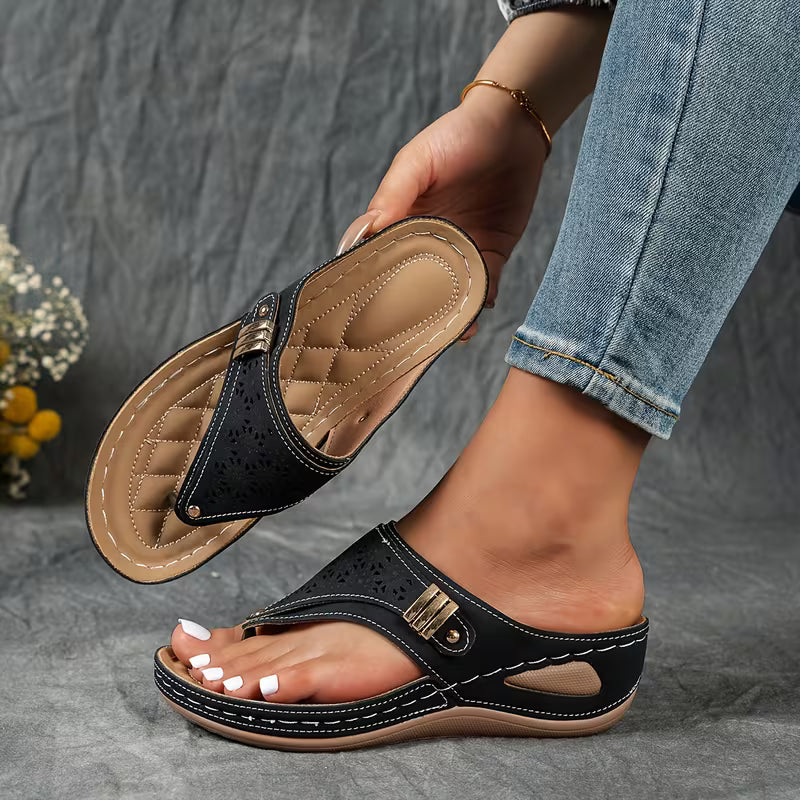 Sandali Comfort Luna - Con Zeppa Ergonomica