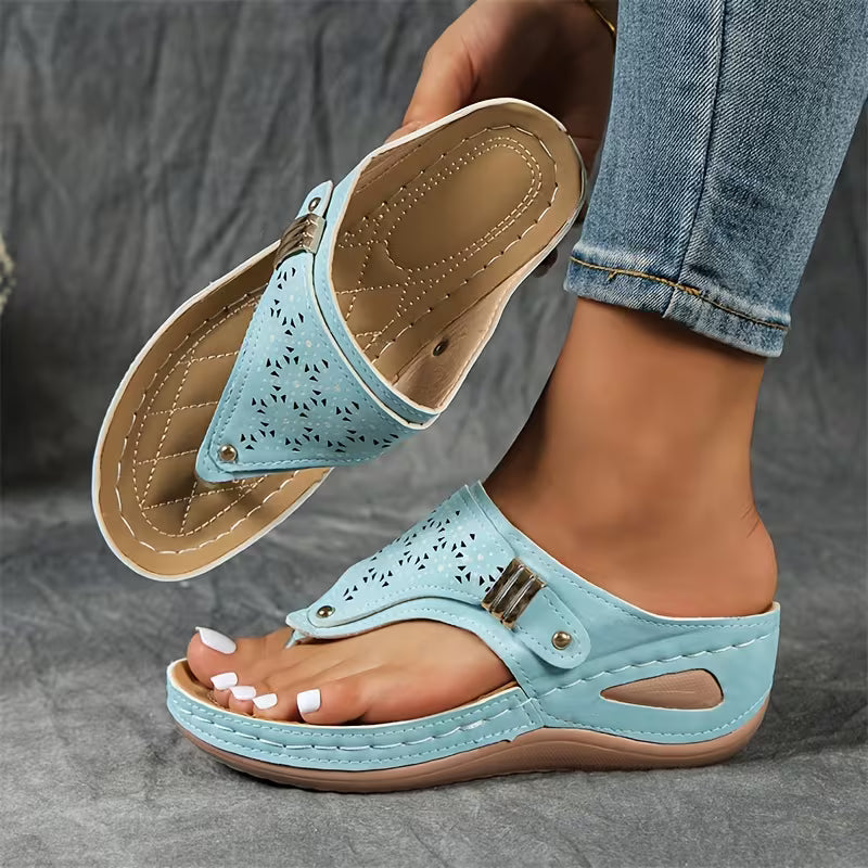 Sandali Comfort Luna - Con Zeppa Ergonomica