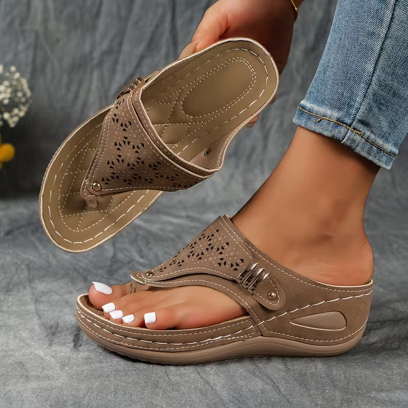 Sandali Comfort Luna - Con Zeppa Ergonomica