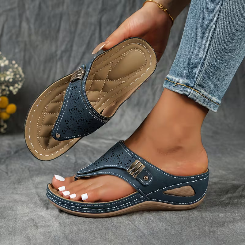 Sandali Comfort Luna - Con Zeppa Ergonomica