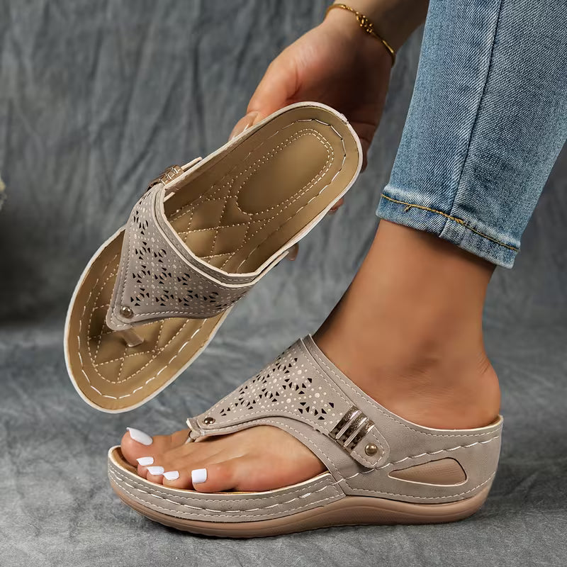 Sandali Comfort Luna - Con Zeppa Ergonomica