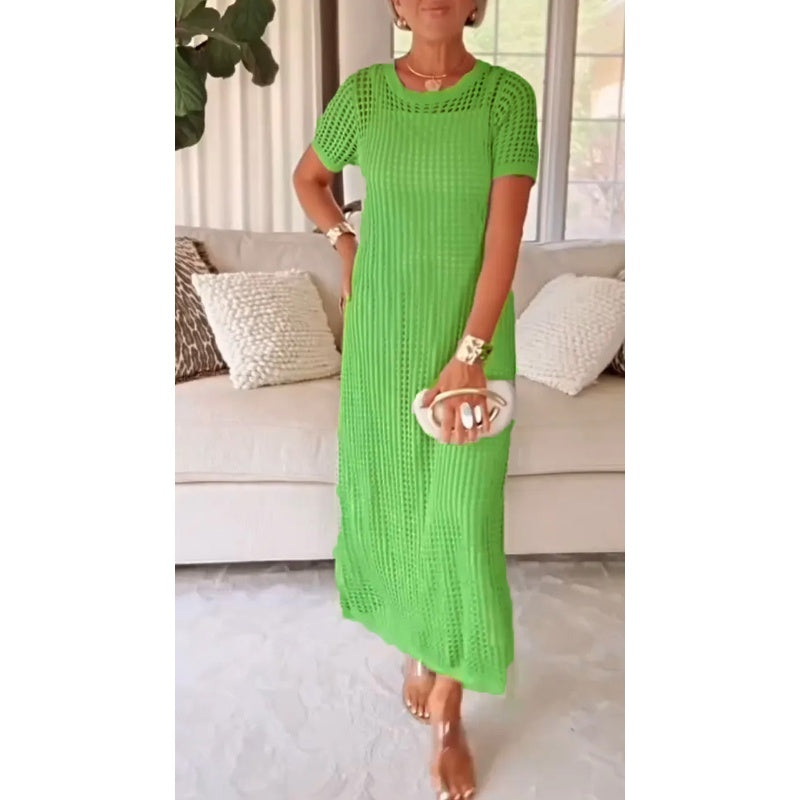 Bethany | Abito maxi cut-out con sottoveste inclusa