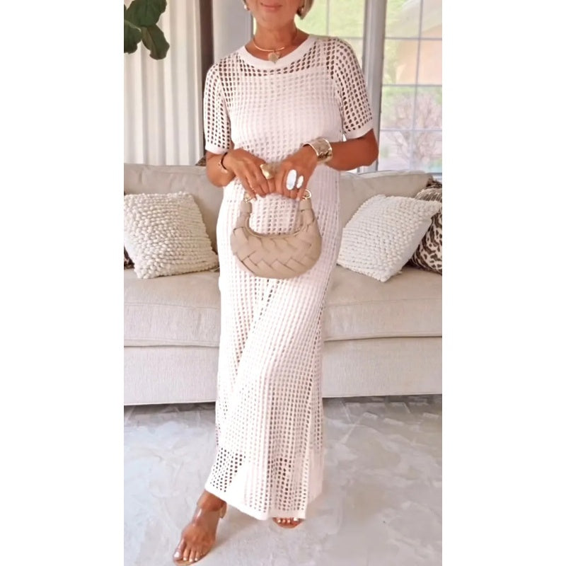 Bethany | Abito maxi cut-out con sottoveste inclusa